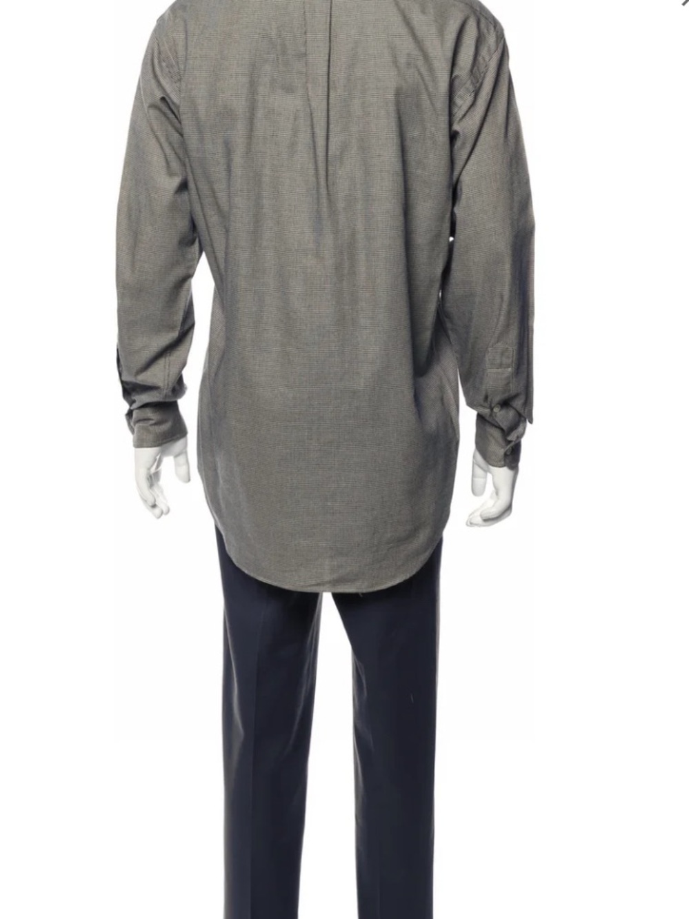 Ralph Lauren Men's Gray Long-Sleeve Dress Shirt